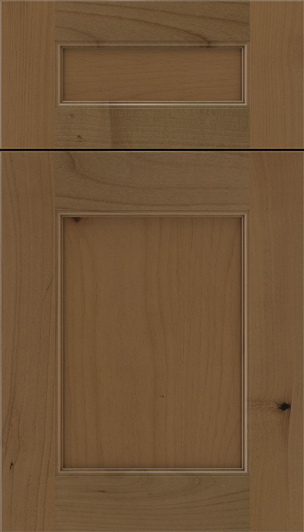 Lexington 5pc Alder recessed panel cabinet door in Tuscan