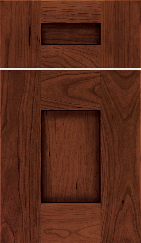 Newhaven 5pc Cherry shaker cabinet door in Toffee