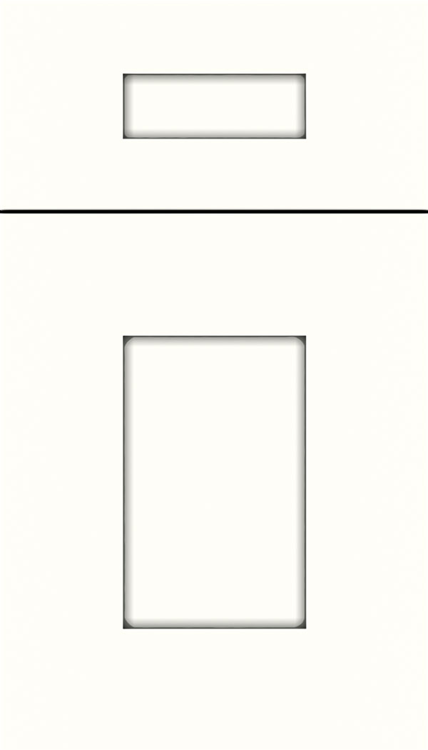 Newhaven 5pc Maple shaker cabinet door in Alabaster with Pewter glaze