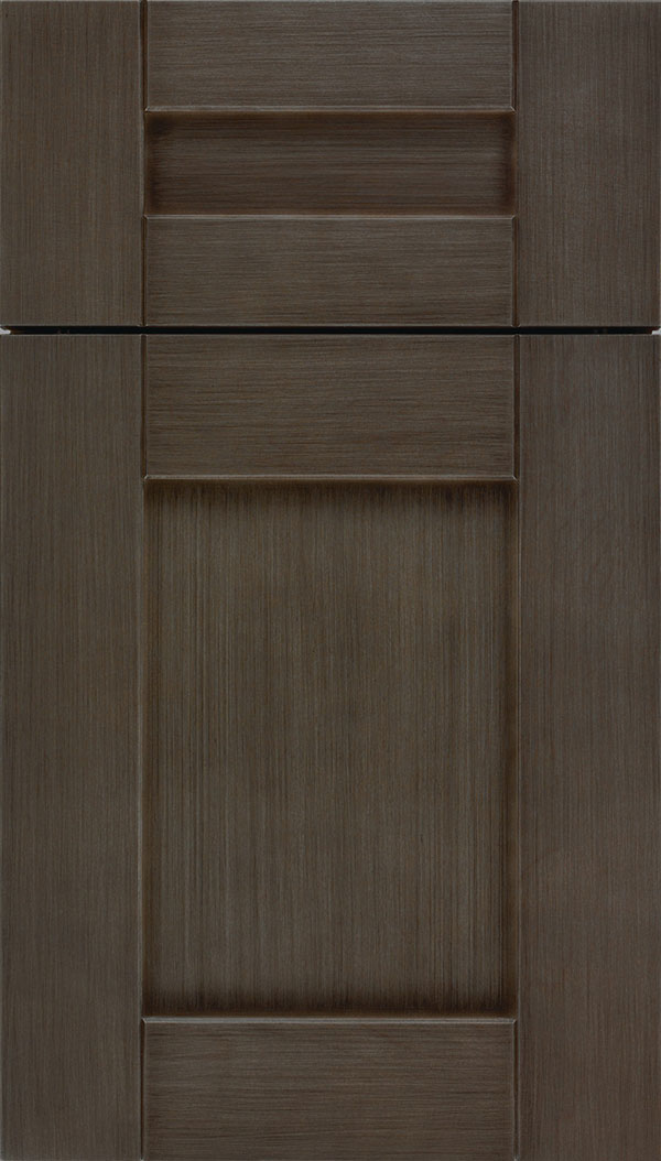 Pearson 5pc Maple flat panel cabinet door in Weathered Slate